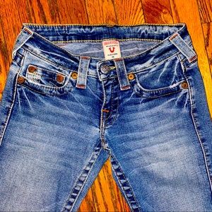 True Religion Bootcut Gently Worn Jeans